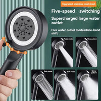 High-Pressure 5-Mode Shower Head