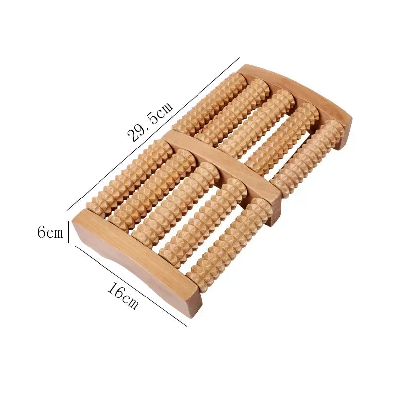 Wooden Foot Roller Foot Massager for Plantar Fasciitis Relief Foot Massager for Neuropathy & Boosts Circulation Health Care Tool