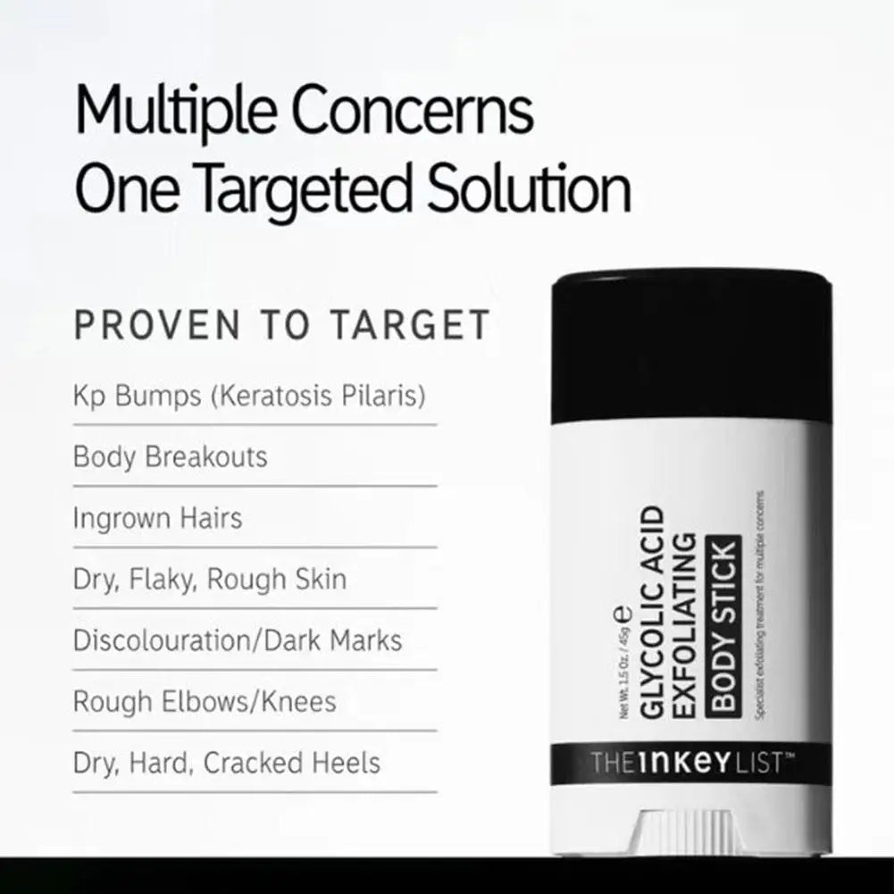 Long-Lasting Moisturizing Exfoliating Body Stick Gentle Non-Damagingeffectively Improves Dullness for a Variety of Skin Types