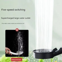 High-Pressure 5-Mode Shower Head