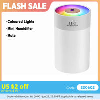USB Mini Humidifier with Night Light