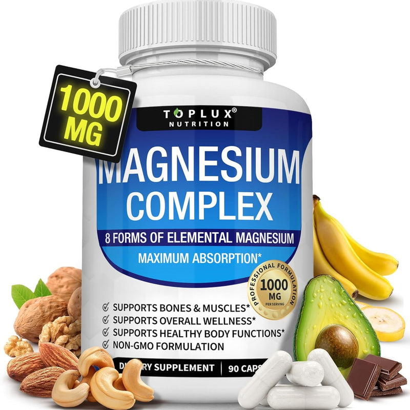 Magnesium Complex 8-in-1 — 1,000mg · 90 Capsules