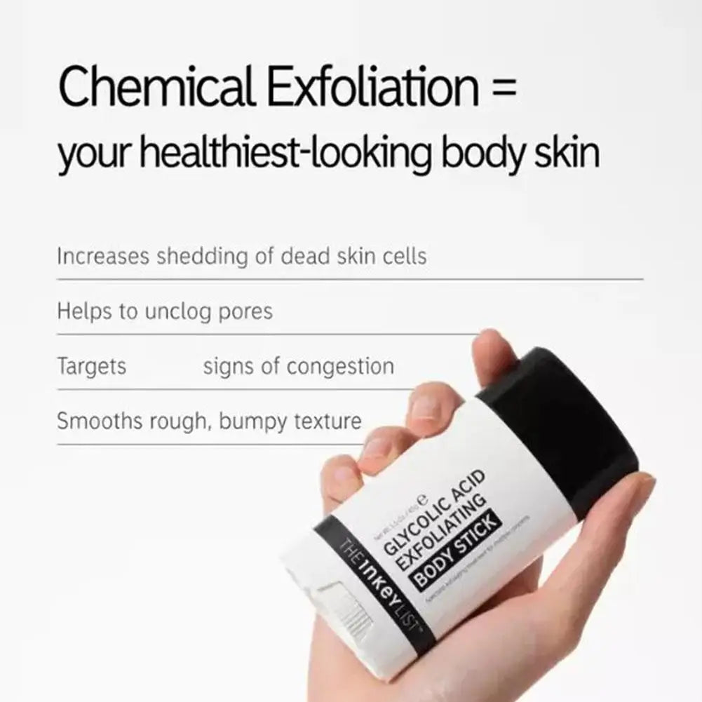 Long-Lasting Moisturizing Exfoliating Body Stick Gentle Non-Damagingeffectively Improves Dullness for a Variety of Skin Types