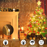 USB LED Fairy Light Curtain — 8 Modes