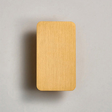 Modern Minimalist Aluminum LED Wall Sconce – Compact Square Lamp for Hallways
