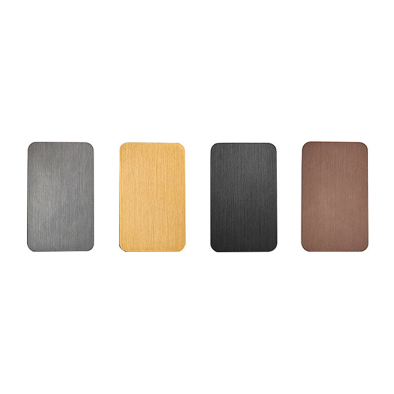 Modern Minimalist Aluminum LED Wall Sconce – Compact Square Lamp for Hallways