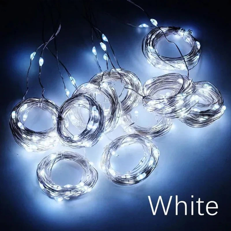 USB LED Fairy Light Curtain — 8 Modes