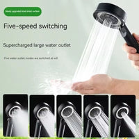 High-Pressure 5-Mode Shower Head
